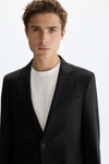 Tropical wool classic fit suit jacket