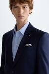 Tropical wool classic fit suit jacket