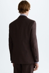 Tropical wool classic fit suit jacket