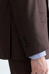 Tropical wool classic fit suit jacket