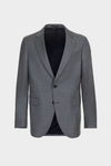Tropical wool classic fit suit jacket