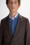 Tropical wool classic fit suit jacket