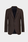 Tropical wool classic fit suit jacket