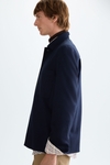 Wool flannel overshirt