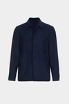 Wool flannel overshirt