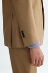 Cotton twill relaxed fit suit jacket