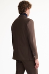 Cotton twill relaxed fit suit jacket