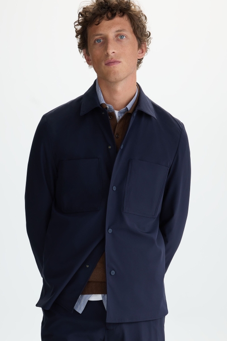 SOBRECAMISA DE TRAJE RELAXED FIT NYLON TÉCNICO