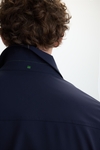 Technical nylon relaxed fit overshirt