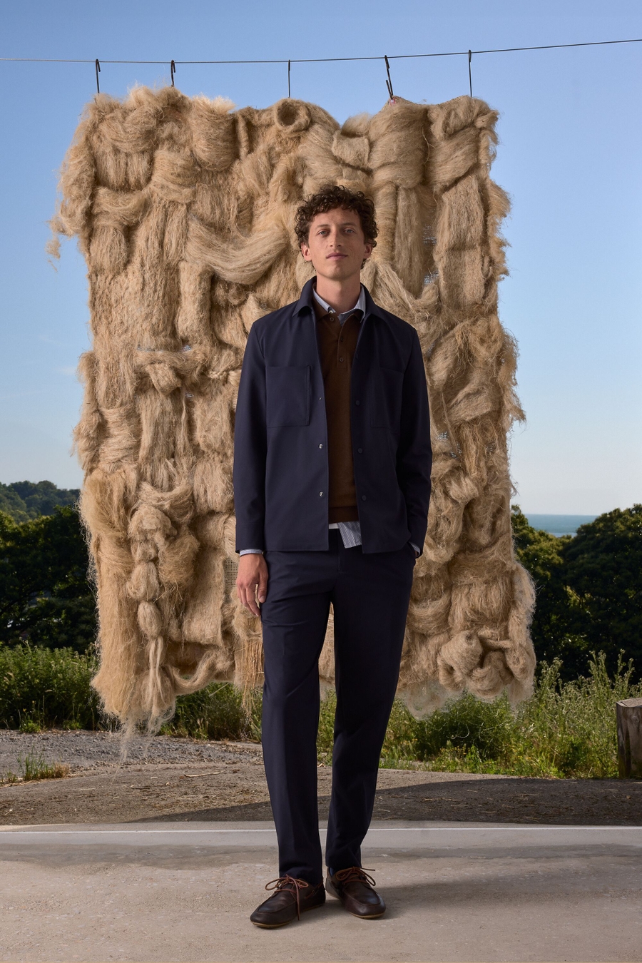 TECHNICAL NYLON RELAXED FIT OVERSHIRT