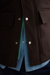 Waterproof textured technical parka
