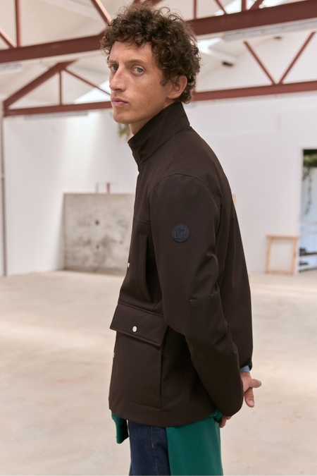 WATERPROOF TEXTURED TECHNICAL PARKA