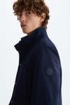 Waterproof textured technical parka