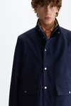 Waterproof textured technical parka