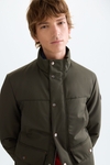 Origami quilted technical jacket