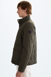 Origami quilted technical jacket