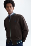 Textured technical bomber jacket