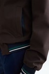 Textured technical bomber jacket