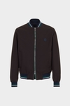 Textured technical bomber jacket
