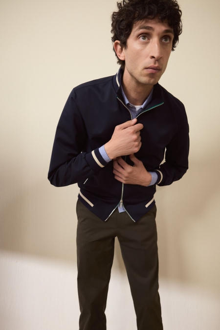 TEXTURED TECHNICAL JACKET