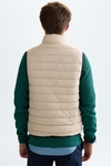 Quilted technical nylon gilet
