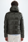 Down-quilted technical nylon jacket
