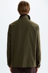 Technical cotton jacket with four pockets