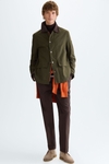 Technical cotton jacket with four pockets