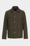 Technical cotton jacket with four pockets