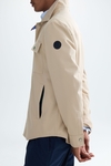 Textured technical nylon overshirt