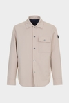 Textured technical nylon overshirt