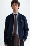 Wool bomber jacket