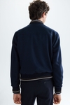 Wool bomber jacket