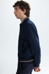 Wool bomber jacket