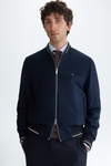 Wool bomber jacket