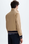 Technical cotton jacket