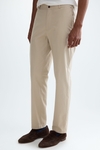 Cotton twill regular fit chino trousers