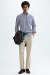 Cotton twill regular fit chino trousers