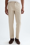 Cotton twill regular fit chino trousers