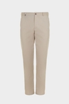 Cotton twill regular fit chino trousers