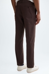 Cotton twill regular fit chino trousers