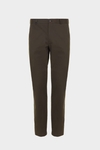 Pantalón chino regular fit sarga algodón