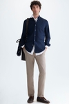 Cotton twill regular fit chino trousers
