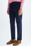 Cotton twill regular fit light chino trousers
