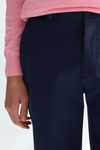 Cotton twill regular fit light chino trousers
