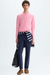 Cotton twill regular fit light chino trousers