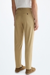 Cotton twill regular fit light chino trousers