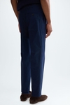 Cotton twill relaxed fit trousers