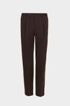 Cotton twill relaxed fit trousers