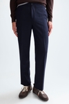 Pantalón relaxed fit franela lana